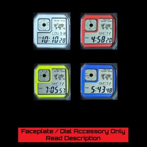 Custom Color Faceplate Dial for Royale AE1200 Watch Mods