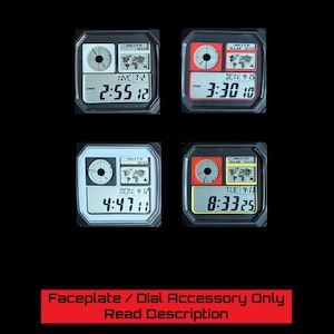 Custom Color Faceplate Dial Aftermarket Accessory for Royale AE1200 Watch Mods