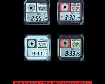 Accesorio de repuesto para reloj Royale AE1200 con placa frontal de color personalizado