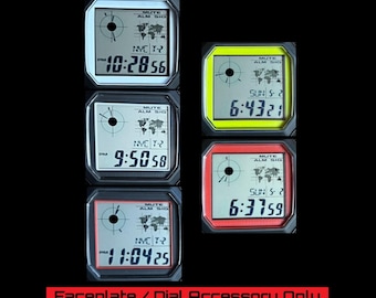 Custom Dual Color Faceplate Dial for Royale AE1200 Watch Mods