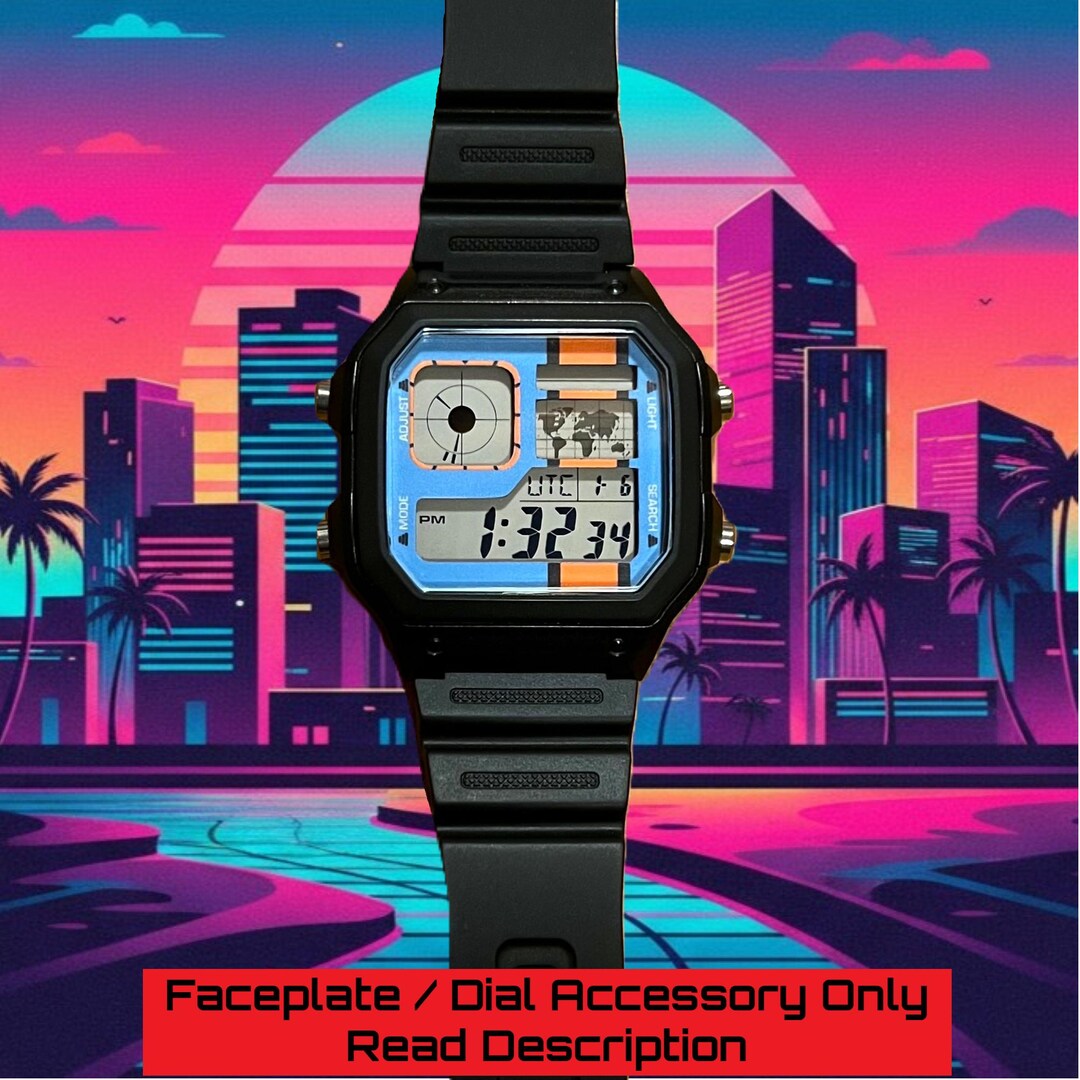 Custom Faceplate Dial Aftermarket Accessory for AE1200 Royale Watch ...