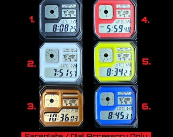 Aftermarket-accessoire frontplaat wijzerplaat in aangepaste kleur voor Royale AE1200-horlogemods