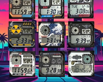 SteelTime – カシオ AE-1200 をベースにした改造腕時計 – ムーン