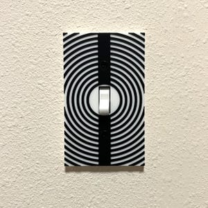 Modern 3D Printed Switch Plate / Outlet Cover: Minimalist Home Decor