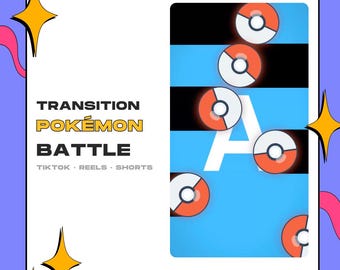 Vídeo vertical de transición de batalla Pokémon 9:16 / CapCut / TikTok / Reels / Shorts