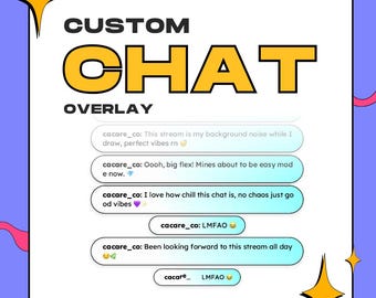 Superposición de chat personalizada