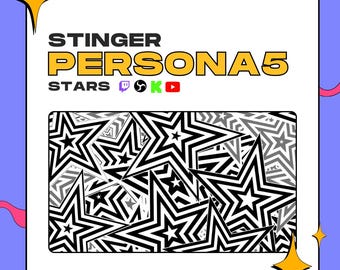 Transición Persona 5 Star para OBS / Stinger / Twitch / YouTube / Kick