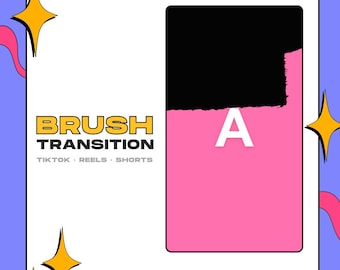 Brush Vertical Transition Vídeo 9:16 | Capcut | Shorts | Tiktok | Reels