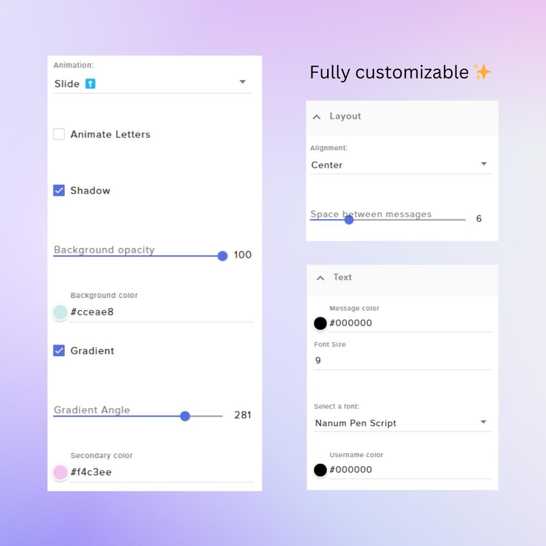 Chat Module For Html With Border Code Animated Chat Overlay | Hand-drawn Borders for Streamelements - Etsy
