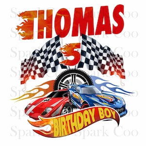 Personalized Lightning Car Birthday Boy PNG, Lightning Cars Birthday Png, Custom Birthday Family Png, Lightning Cars Png, Gift For Kids