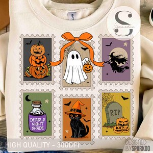 Halloween Floral Pumpkin PNG, Pumpkin Halloween Png, Preppy Halloween Png, Halloween Shirt Design, Spooky Season Png, Boo Ghost Png