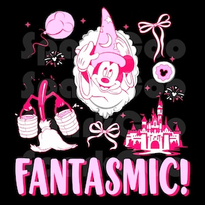 Magical Kingdom Png, Family Vacation Png, Pink Coquette Bow Png, Mouse Magic Png, Magical Castle Png, Digital Downlad