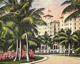Hotel Royal Worth, West Palm Beach, Florida FL Vintage Postcard