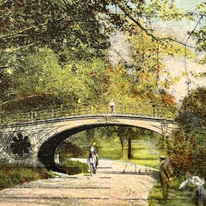Antique 1907 Central Park, New York, NY Vintage Postcard