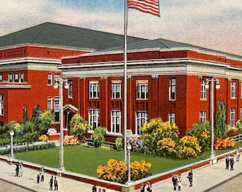 Auditorium, Milwaukee, Wisconsin WI Vintage Postcard