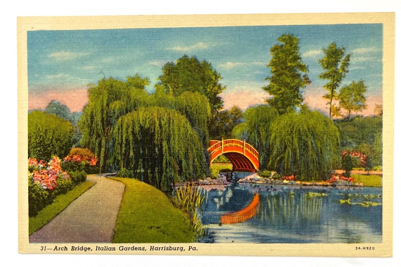 Harrisburg, Pennsylvania PA, Arch Bridge, Italian