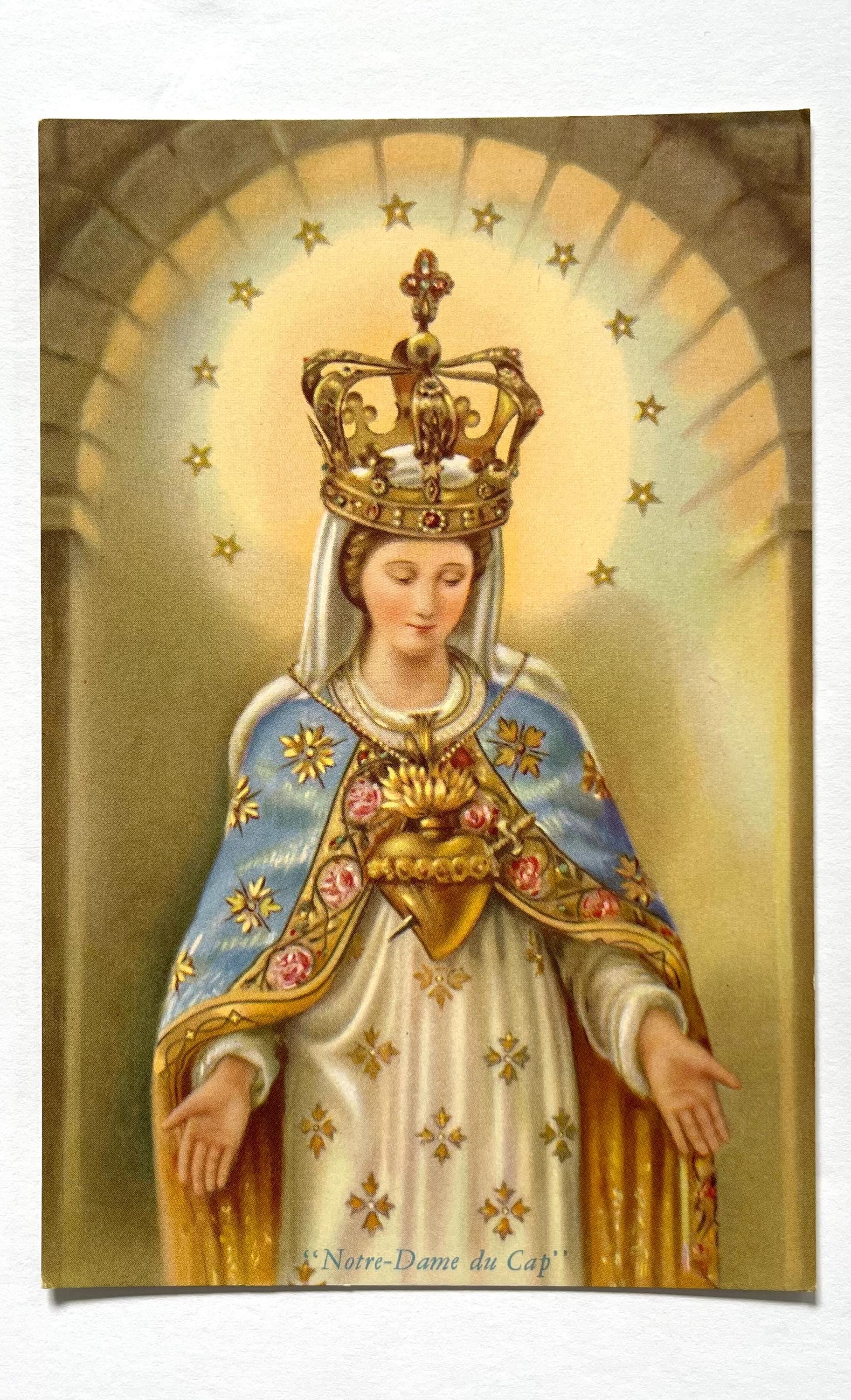 Vintage French Postcard: Our Lady of the Cape, Notre Dame Du Cap - Etsy