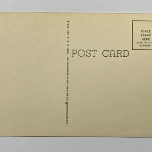 May include: A blank postcard with the text "POST CARD" printed in the center. The text "PLACE STAMP HERE" is printed in a rectangle in the upper right corner. The text "MADE IN U.S.A. BC-KERSE" is printed below the rectangle. The text "CK-338" is printed in the lower left corner.