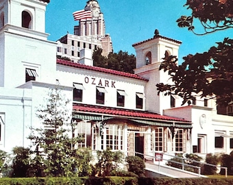 The Ozark Bath House Hot Springs National Park, Arkansas AK Vintage Postcard
