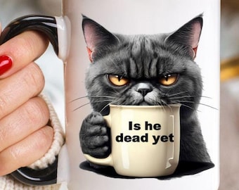 Sarcastic Coffee Mug: Grumpy Cat, Anti Trump, Gift for Liberal