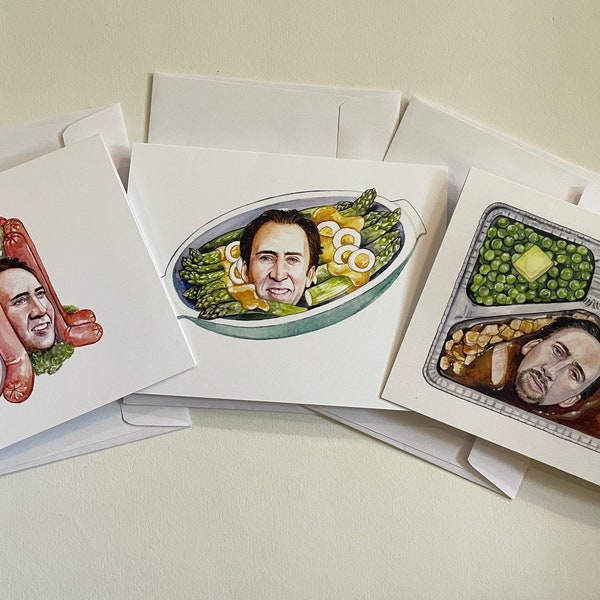 Nicolas Cage Card - Etsy