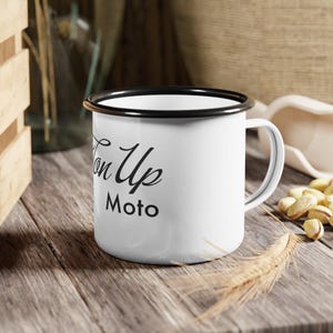 Ton Up Moto Classic Enamel Mug