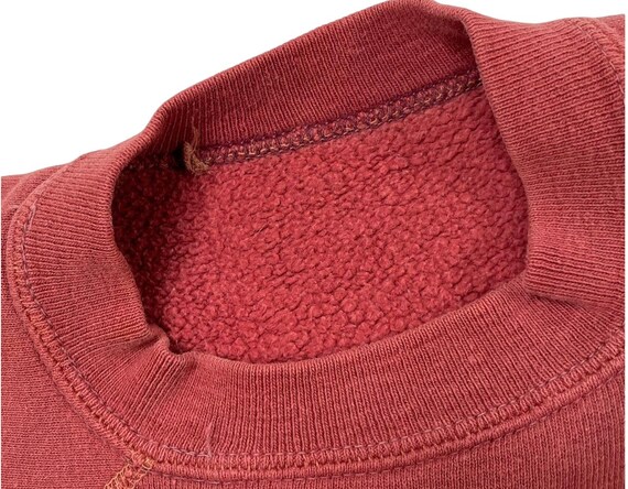 Vintage 1960s red faded sweatshirt - image 3