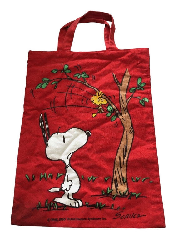 Vintage Snoopy and Woodstock bag