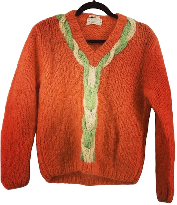 Fun 1960s MOHAIR sweater