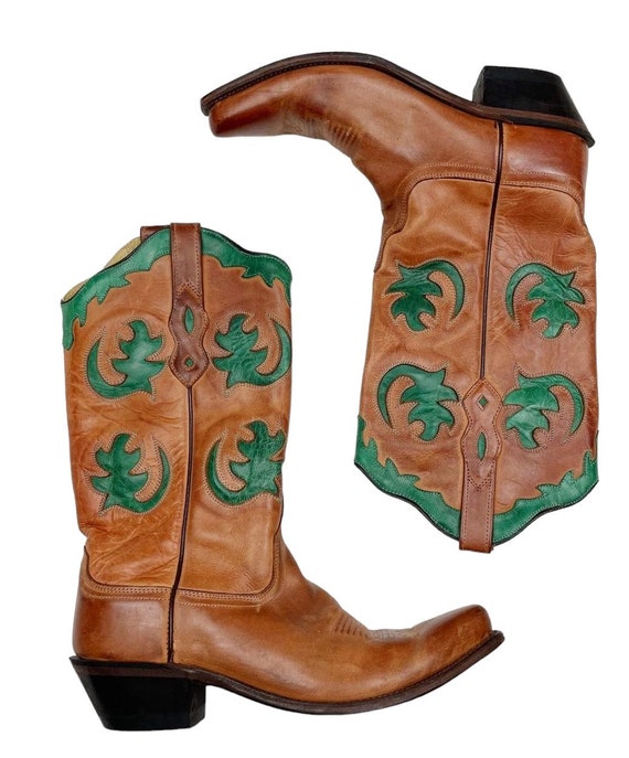 Beautiful OLD WEST vintage cowboy boots