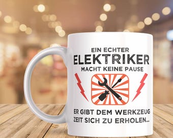 Electrician Mug Coffee Cup Funny Coffee Mug for Electrician Master Electrician Craftsman Master Coffee Mug with Saying Gift