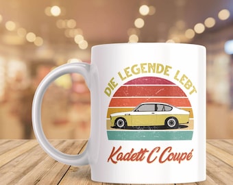 Opel Kadett C Coupe QP - Mug Coffee Cup Car Lover Car Mechanic Gift CIH 16V Carburettor Weber Double Carburettor