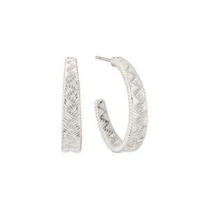 Textured Hoop Earrings
