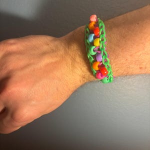 Rainbow Loom Bead Bracelet