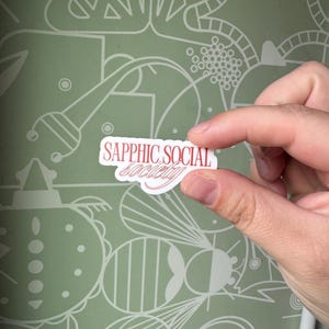 Sapphic Social Society Aufkleber