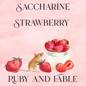 Saccharine Strawberry Perfume/ Strawberry Perfume/ Gourmand Perfume/ Sweet Perfume