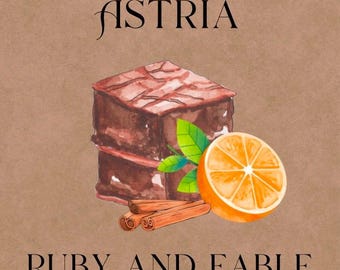 Astria Perfume/ Gourmand Perfume/ Chocolate Perfume/ Sweet Orange Perfume/ Orange Perfume/ Handmade Perfume/ Coconut Oil Perfume/ Roll on
