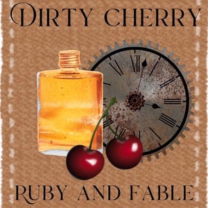 Dirty Cherry Perfume/ Fruity Perfume/ Rum Perfume/ Sweet Tobacco Perfume/ Handmade Perfume/ Coconut Oil Perfume/ Roll On Perfume