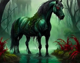 Kelpie in the Green Water Perfume/ Fantasy Perfume/ Kelpie/ Mythology Perfume/ Moss Perfume/ Green Perfume