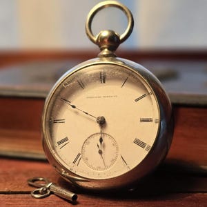 American Waltham Watch Co., P.S. Bartlett, Key Wound Pocket Watch