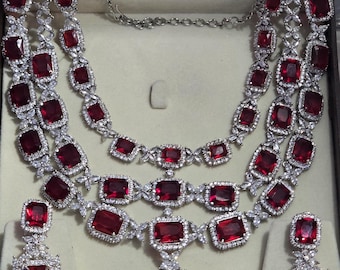 Red Ruby Necklace