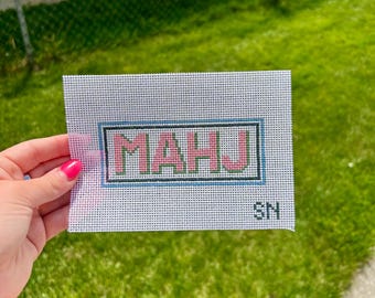Mahjong Needlepoint canvas 13 mesh!