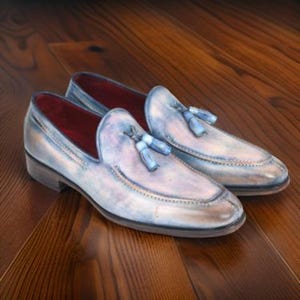 Handmade Men&#39;s Paul Parkman Loafer Shoes