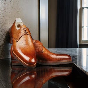Handmade Italian oxford Leather Shoes