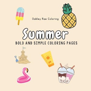 Coloring book summer kids coloring book beach coloring summer coloring kids summer summer coloring book tropical coloring kids