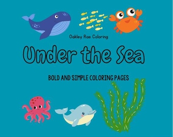 Ocean animals coloring pages sea life coloring printbale ocean coloring pages for kids under the sea coloring pages digital downloads kids