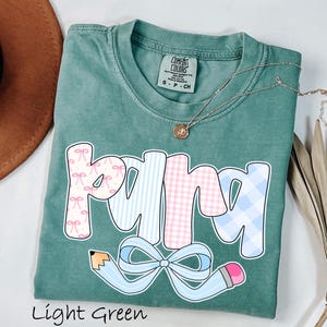 Comfort Colors Paraprofessional Shirt: Para Squad Teacher Aide