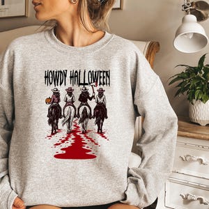 Howdy Halloween Shirt: Western Cowgirl Spooky Tee