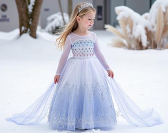 Frozen 2 Dress, Frozen Elsa Purple Dress, Frozen Elsa Night Frozen 2 Dress, Frozen Elsa Purple Dress, Frozen Elsa Night