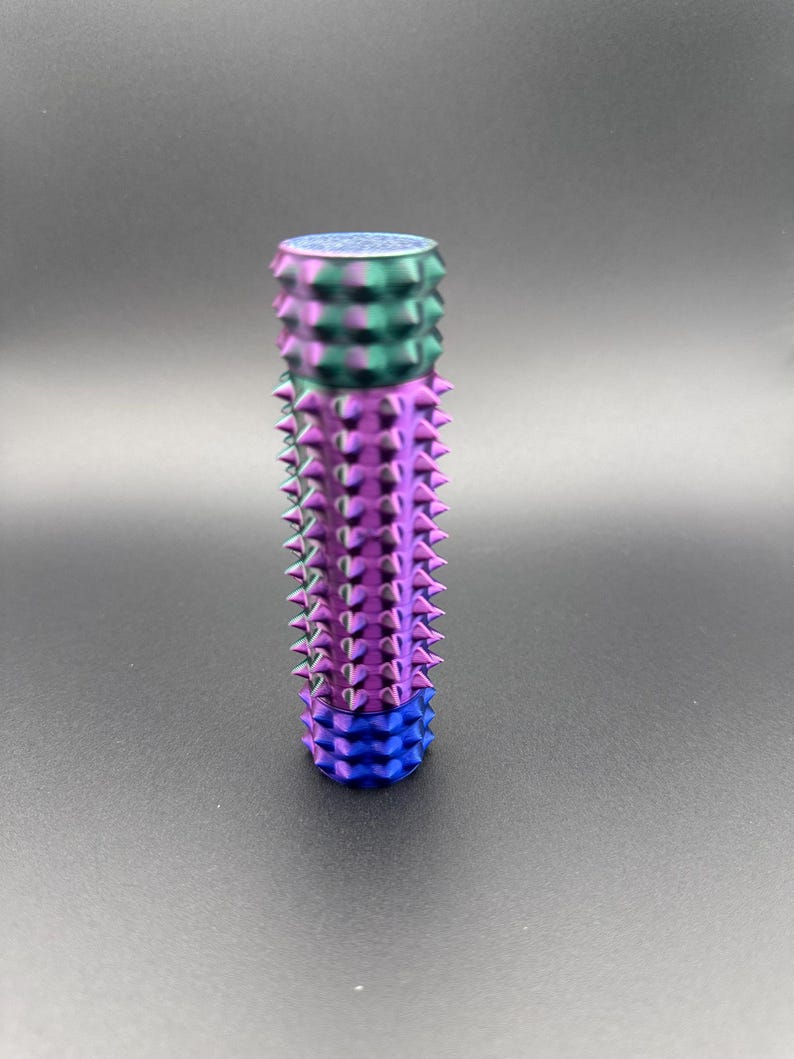 3D Print File - Extra Spiky Fidget Spinner: Sensory Stim Toy (3mf and ...